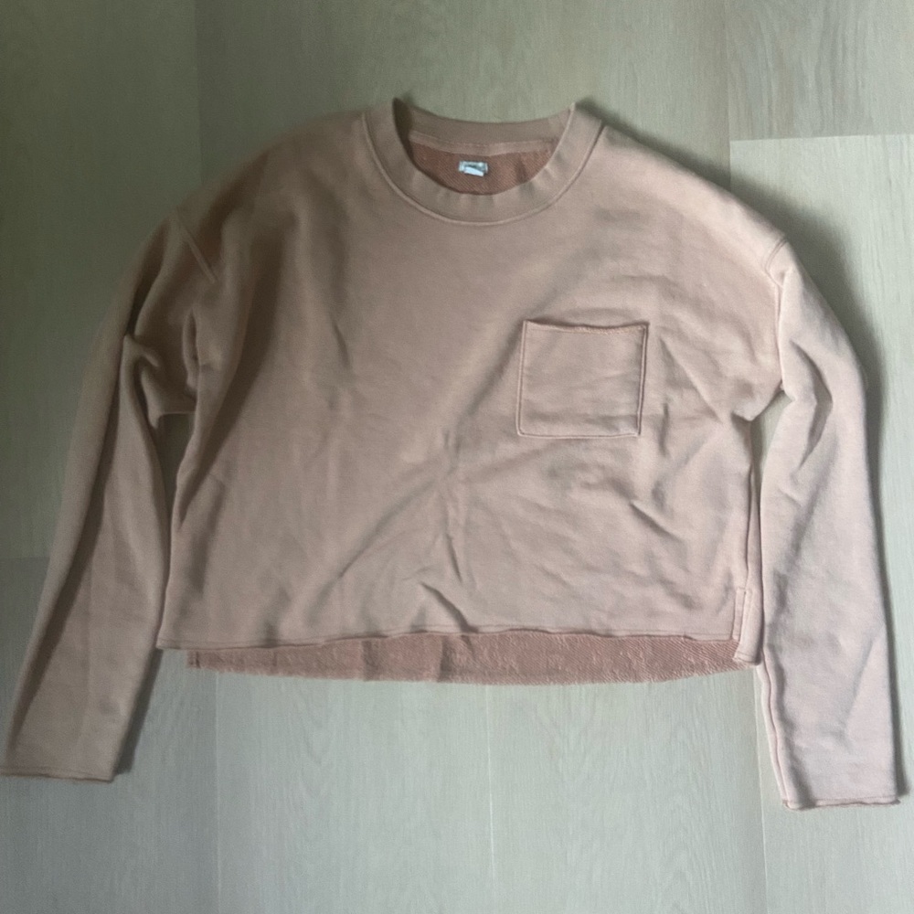 Aerie Sunday Soft Cropped Crew Sweatshirt